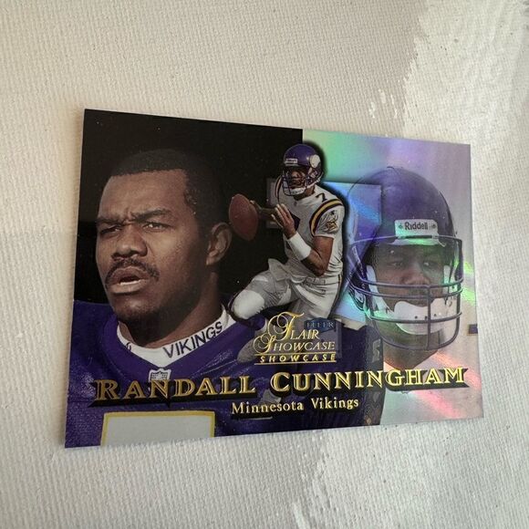 Randall Cunningham flair showcase 1999 showtime mint condition - Picture 4 of 6
